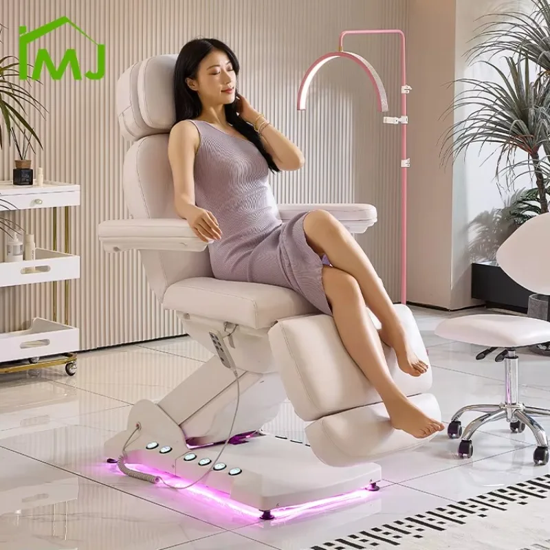 

2026 Cosmetic Massage Table Salon Lash Tattoo Bed Facial Skin Care Chair Electric Beauty Bed