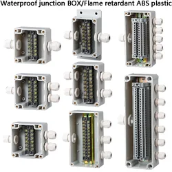 Customized Outdoor Plastic Distribution Enclosure Case Waterproof Terminal Junction Box Home Monitor Electric Cable Branch Box