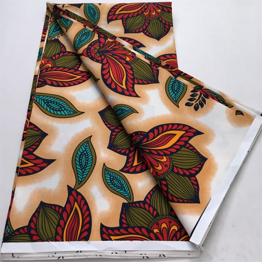 Most Popular Veritable African Wax Real Fabric Nigeria Ankara Wax Fabrics Block Prints Batik Dutch High Quality Sewing Cloth