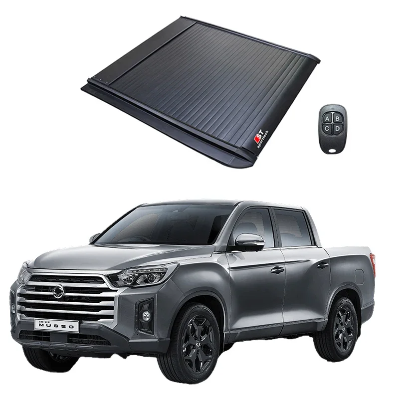 

4x4 car accessories vehicles hard truck bed waterproof tonneau electric cover for Ssangyong