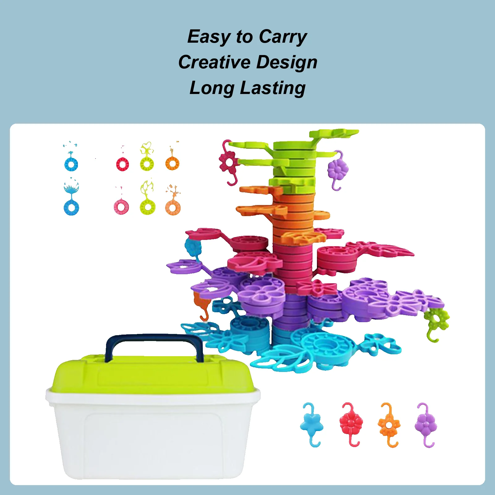 Stacking Toys Balance Game Building Toys Educational Game for Boys Ages 3 Kindergarten Preschool Classroom Home Birthday