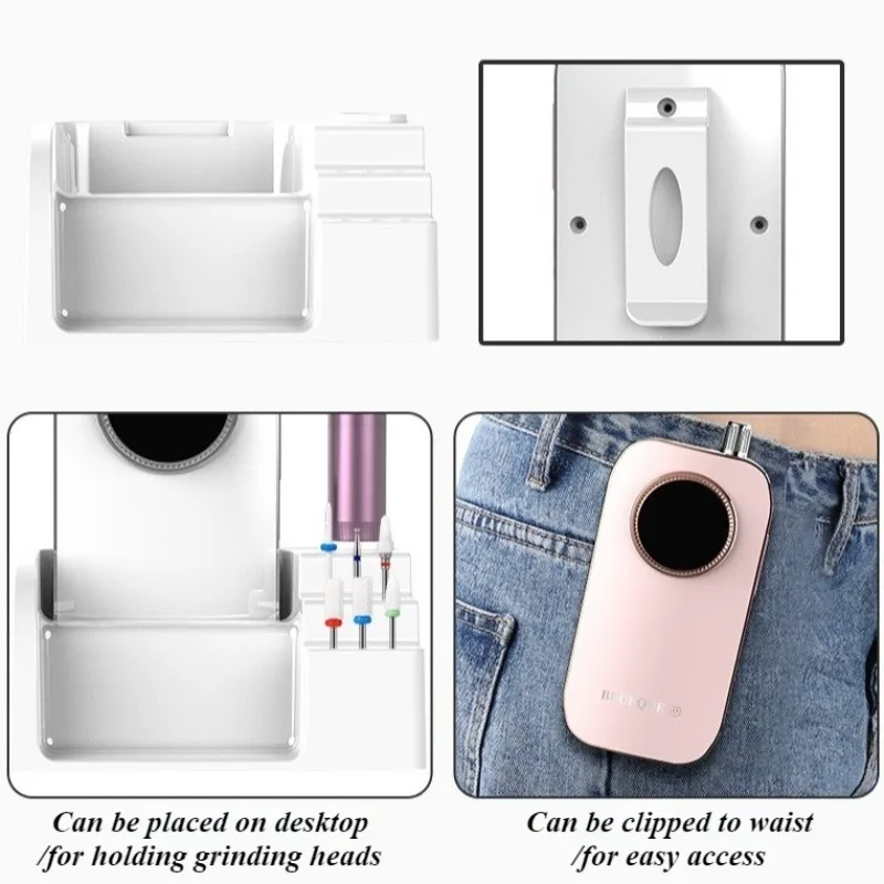 Piccola levigatrice elettrica per unghie, attrezzature per nail art, ricarica professionale per macchina per unghie, accessorio per donna, smerigliatrice per glitter per unghie shock