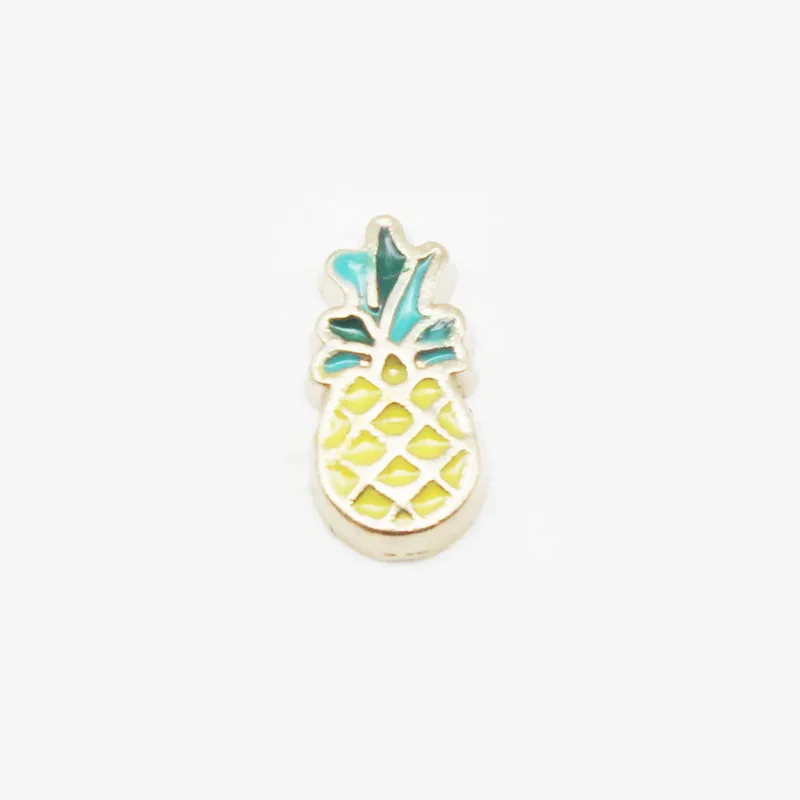 20pcs/lot Mix Fruits & Vegetables Cherry Floating Charm Fit Glass Memory Lockets DIY Jewelry Accessory