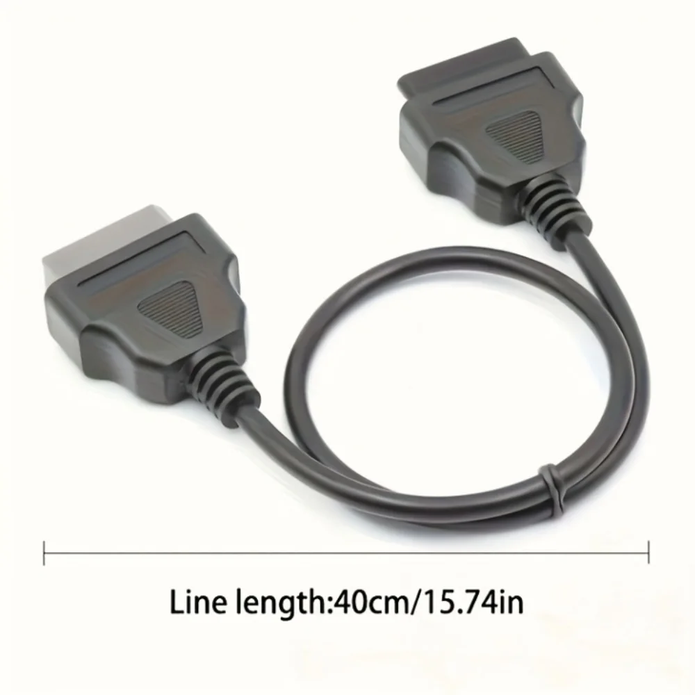 14Pin OBD Cable Suitable for Nissan 14 pin to 16 pin OBD2 Extension Adapter Cable Works on 14PIN for Nissan Old Car