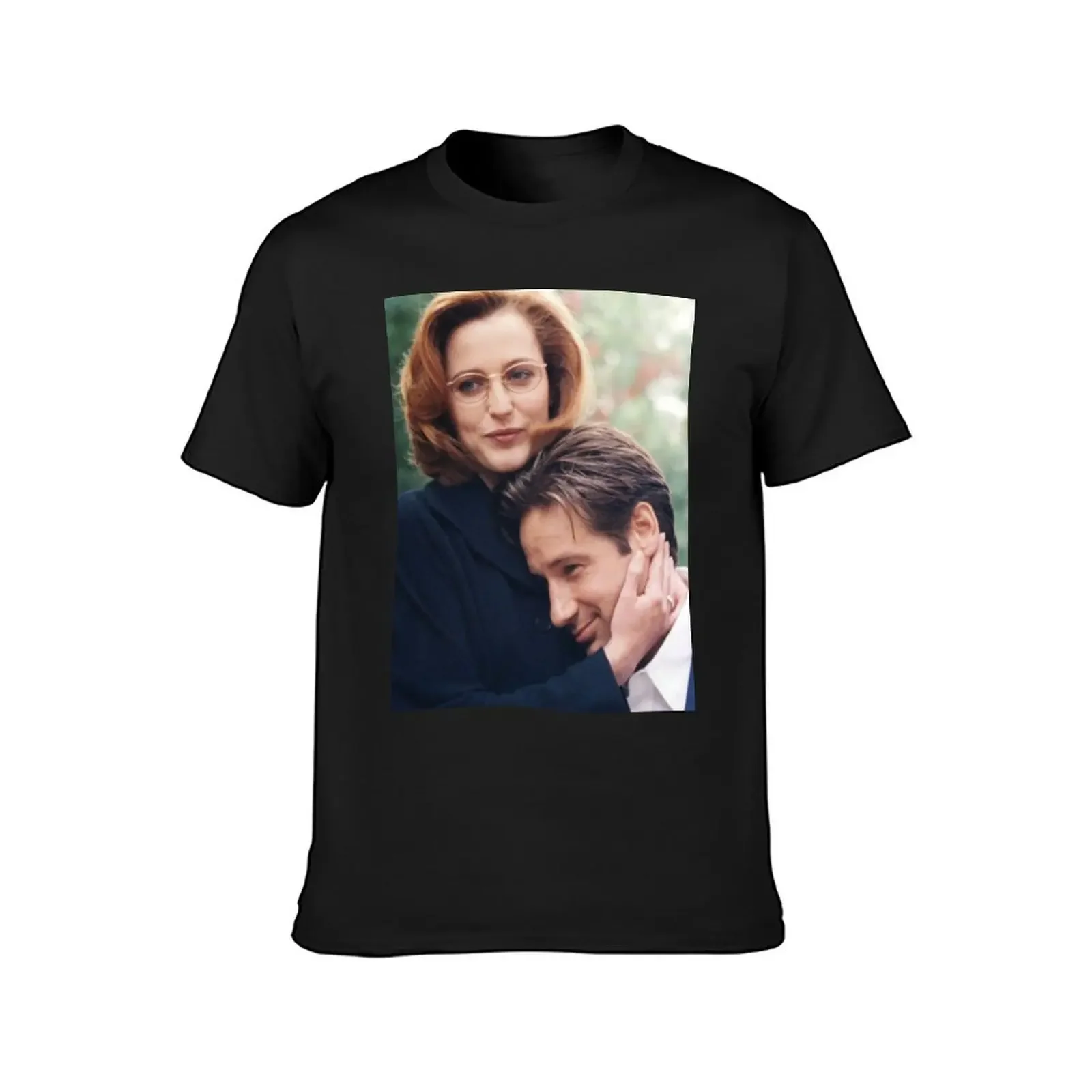 dana scully x files fox mulder T-Shirt boys whites vintage clothes heavyweights mens clothing