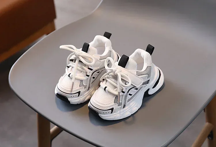 Kinder-Sneaker für Mädchen, Schulschuhe, Freizeitschuhe für Jungen, Frühling/Herbst, vielseitige Kindersneaker, atmungsaktive Mesh-Schuhe – Detail 11
