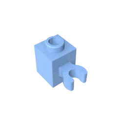MOC PARTS GDS-647 1X1 W/HOLDER H0RIZONTAL compatible with lego 60475 30241 children's toys Assembles Building Blocks Technical