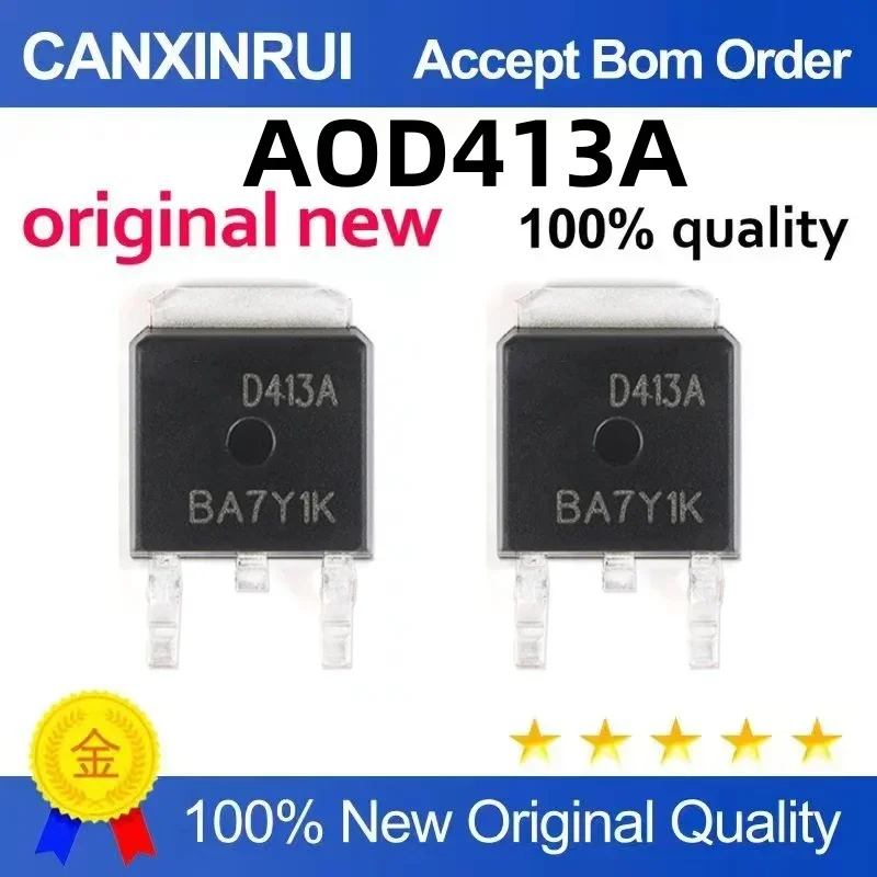 

(5-100 pieces) New stock LCD power MOSFET AOD413A D413A TO-252