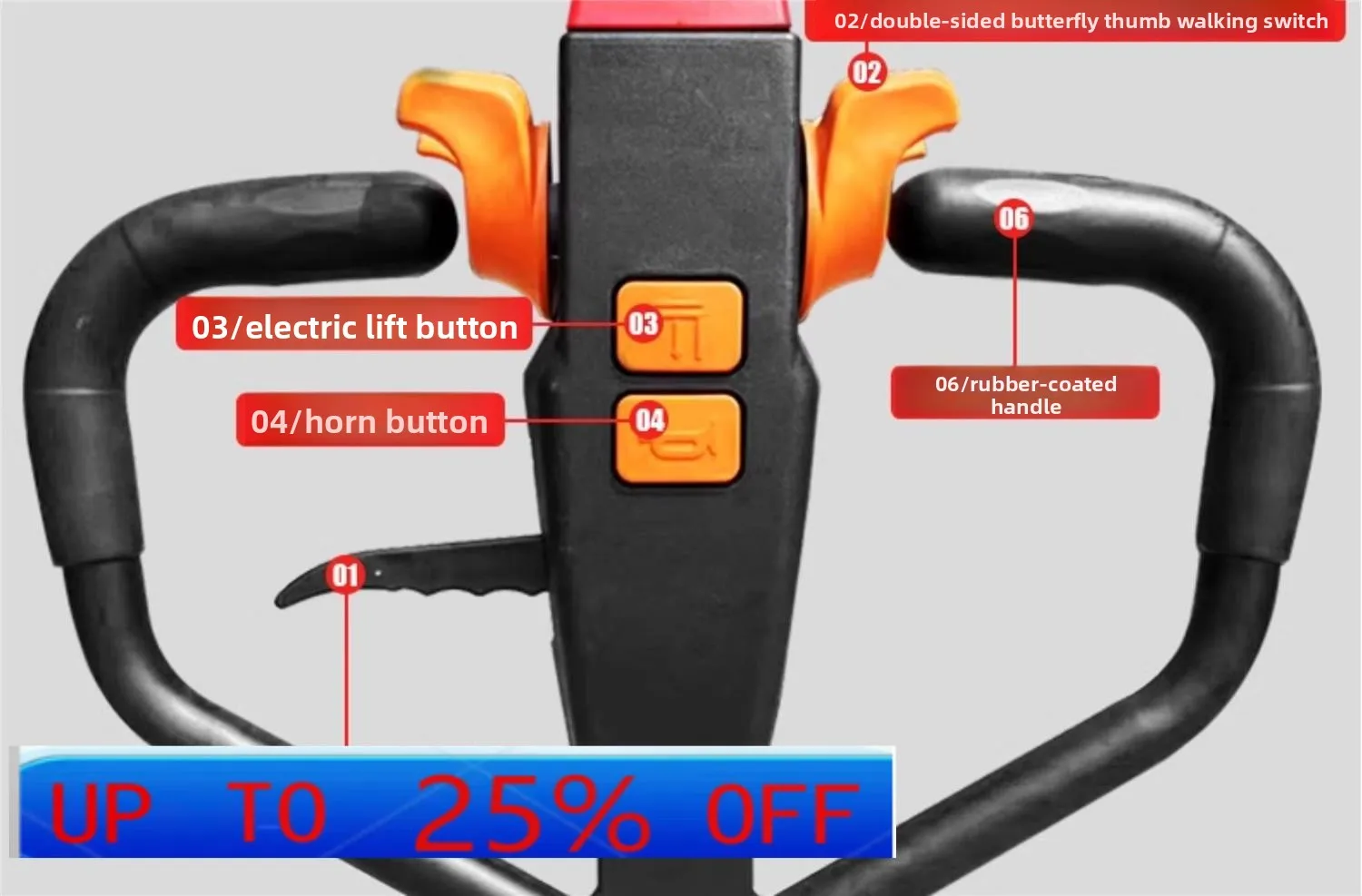 Lhh electric forklift 2 tons ground cattle 1.5 tons small storage hydraulic truck pallet truck