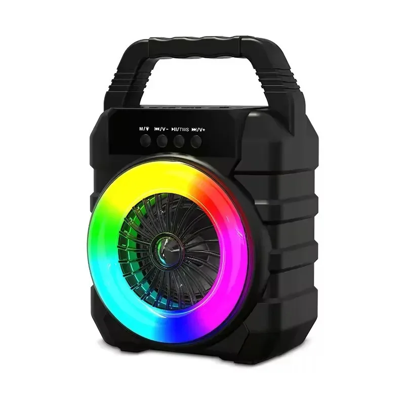 

4-inch Wireless Portable Bluetooth Speaker Mini Portable Subwoofer High-volume Plug-in Card Audio