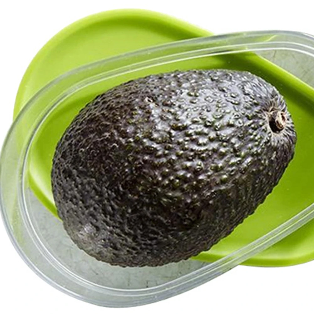 

Avocado Crisper Food Containers Fruit Storage Box Refrigerator Boxes Container Lid Cover Portable Easy