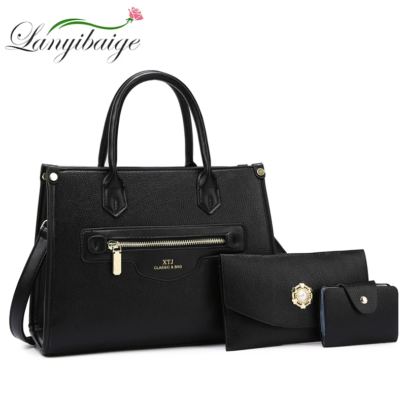 

3 Layers Leather Luxury Handbag Women Bag Designer Handbags High Quality Small Casual Tote Bag For Women Shoulder Bag Sac A Main