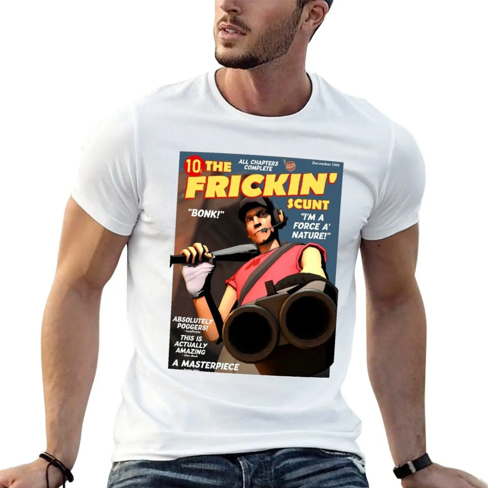 الكشفية tf2 sfm الكلاسيكية تي شيرت رجل تي شيرت للرجال رجل تي شيرت للرجال عادية تي شيرت #1