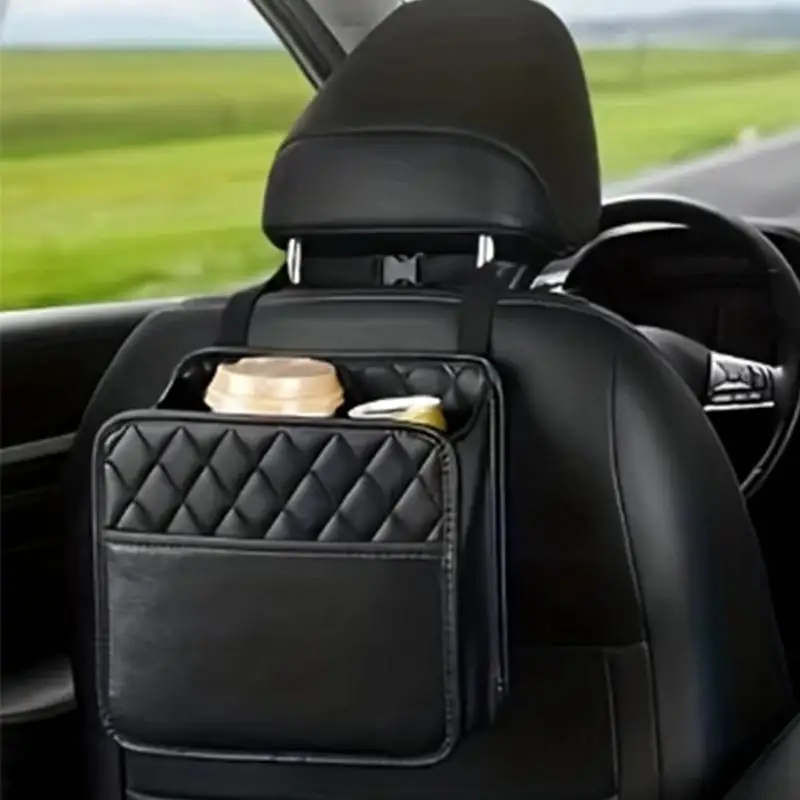 Rear Seat Storage Bag Storage Handbag Holder Car Snack Organizer Multifunctional Storage Handbag Holder High-Capacity Seat Back