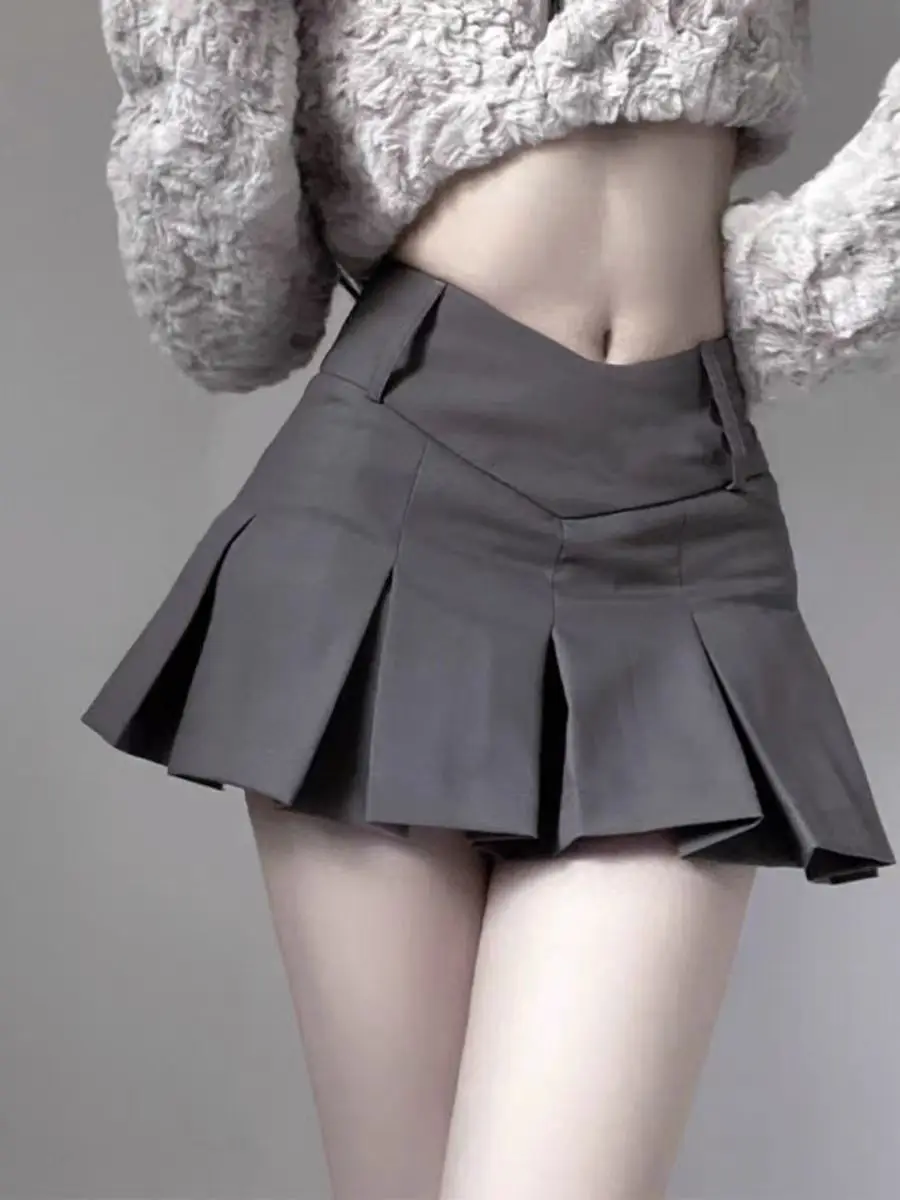 

Новинка 2024, модный дизайн, пикантная облегающая плиссированная юбка с V-образным вырезом, обязательная одежда, Божья одежда для ночных клубов, баров и торжеств