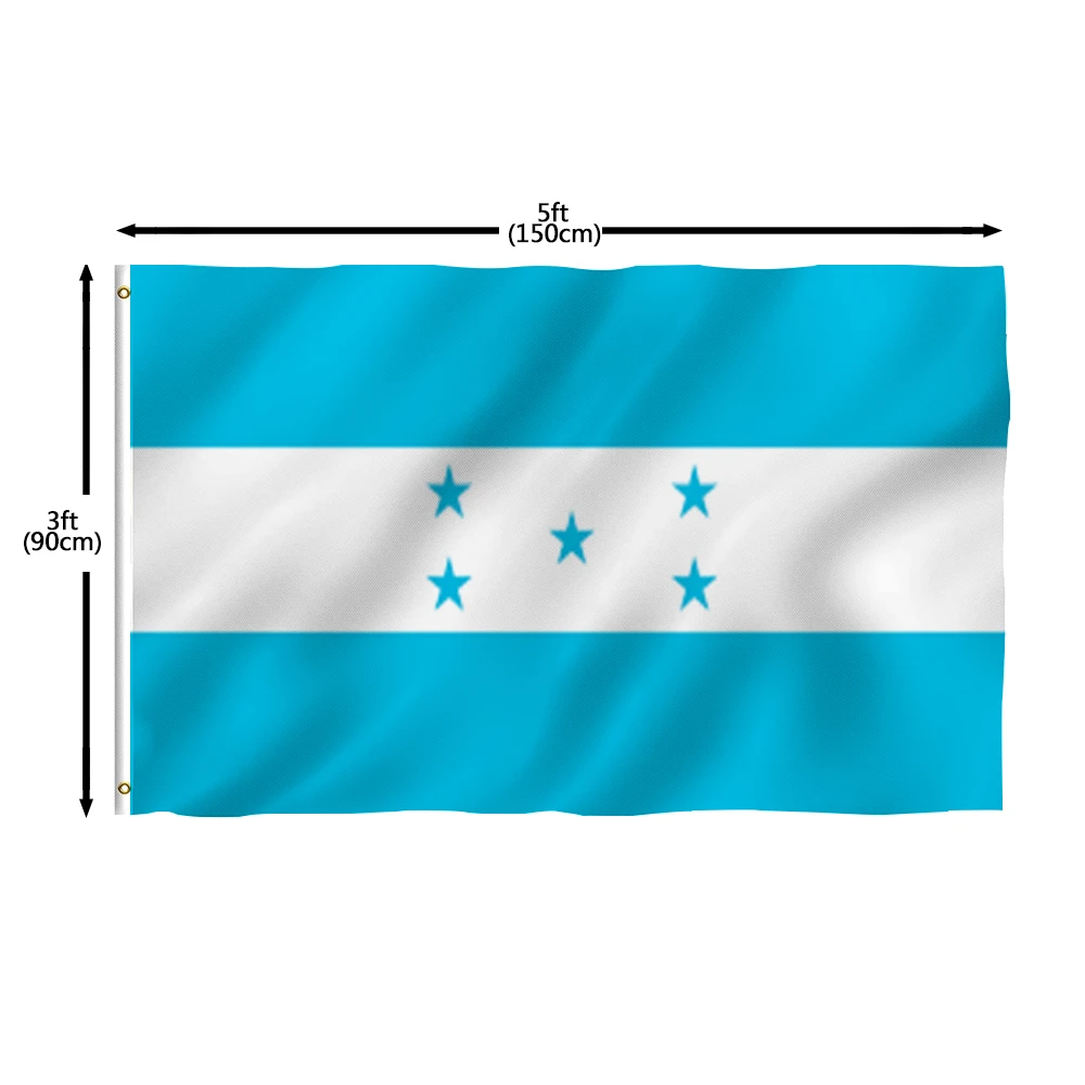 Directly Delivery 100% Polyester National Country Honduras Flags