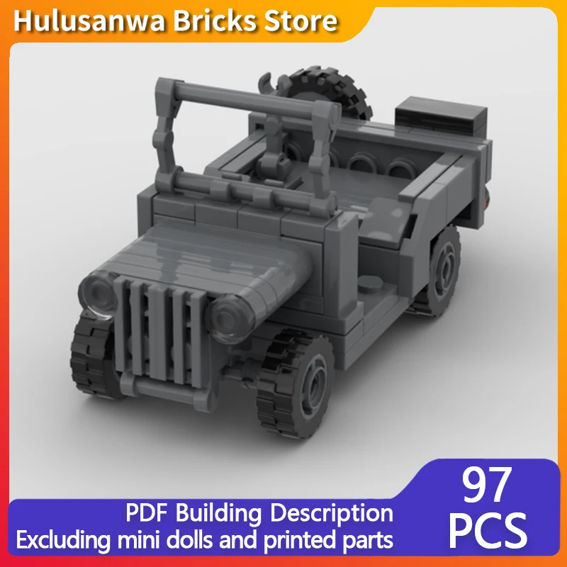 

WW2 Military Vehicles Model MOC Building Bricks War Equipment Modular Technology Gifts Holiday Assemble Children Toys Suit