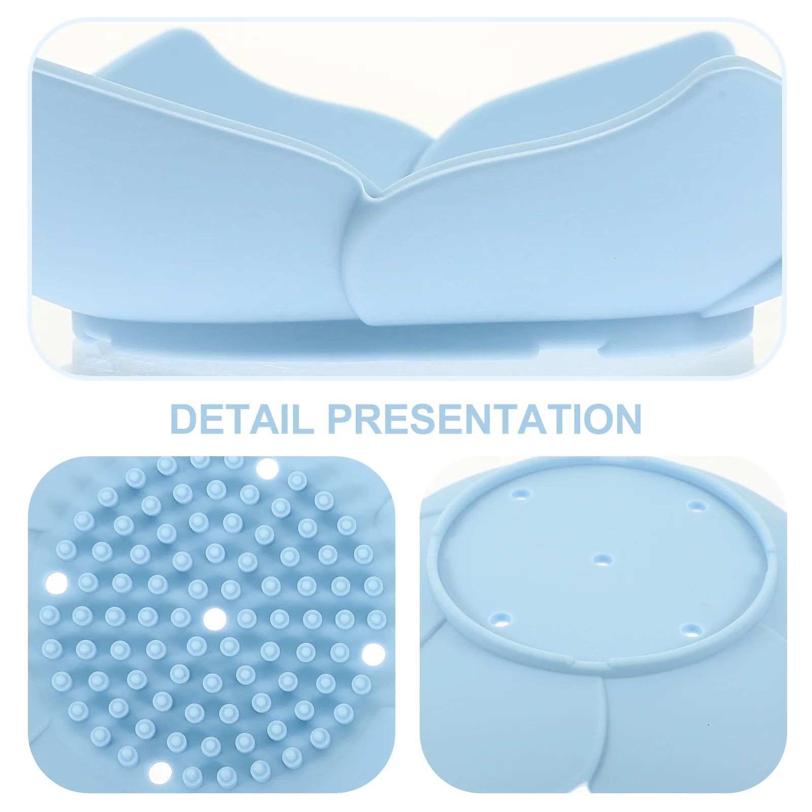 2 قطعة حامل زهور السيليكون حامل أطباق التصريف الذاتي للحمام صينية تخزين الإبداعية استنزاف صنبور حاوية الرف المنزلية