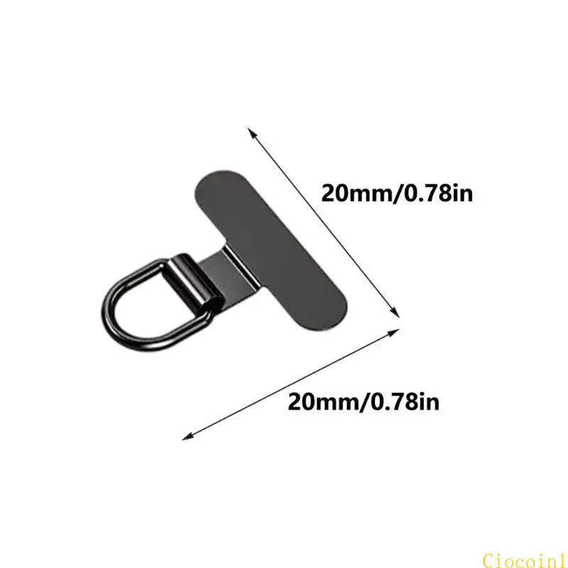 Metal Phone Strap Replacement Part Heavy Duty Tethers Tab Scratch Resistant Phone Tab for Universal Cellphone Cases
