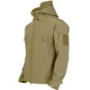 TRAF Shark Skin Soft Shell Jacket – Waterproof Windproof Tactical Men’s Hooded Outdoor Coat 2