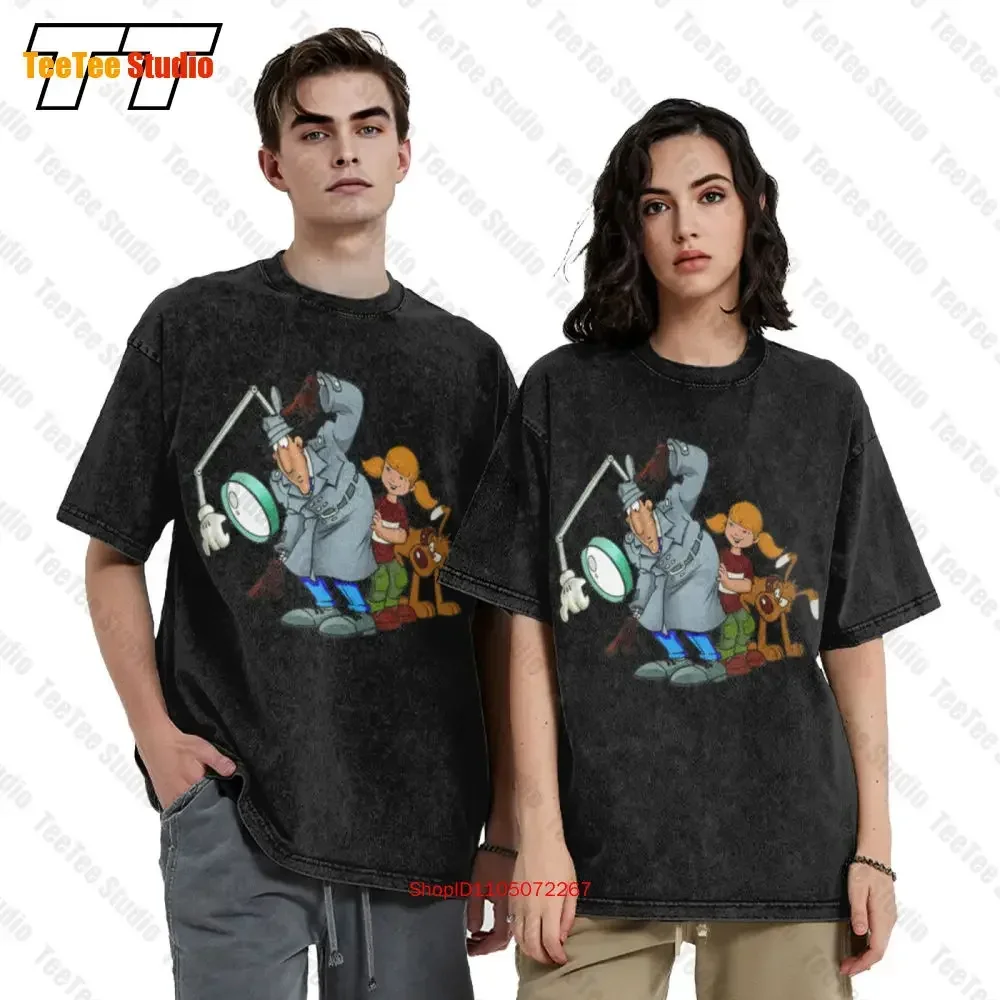 Inspector Gadget Penny Brain Dr. Claw Chief Quimby Vintage Oversized T-Shirt ZZFI