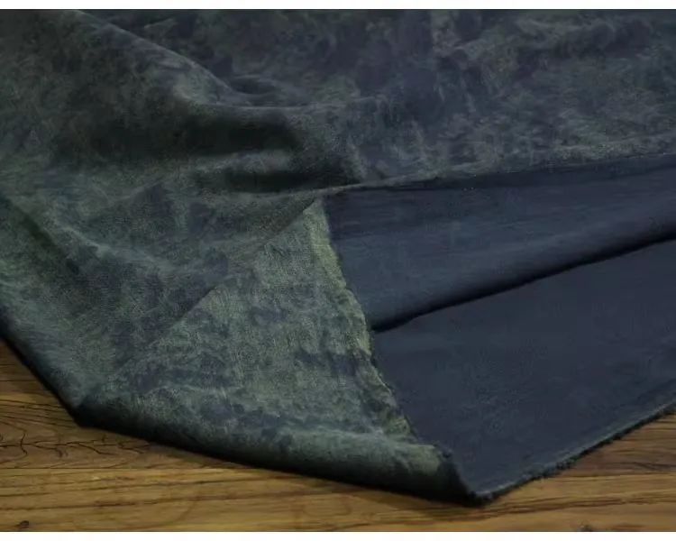 

1yard new style Ramie cotton fabric Halo printing tela dress shirt bag cheongsam fabric for clothing