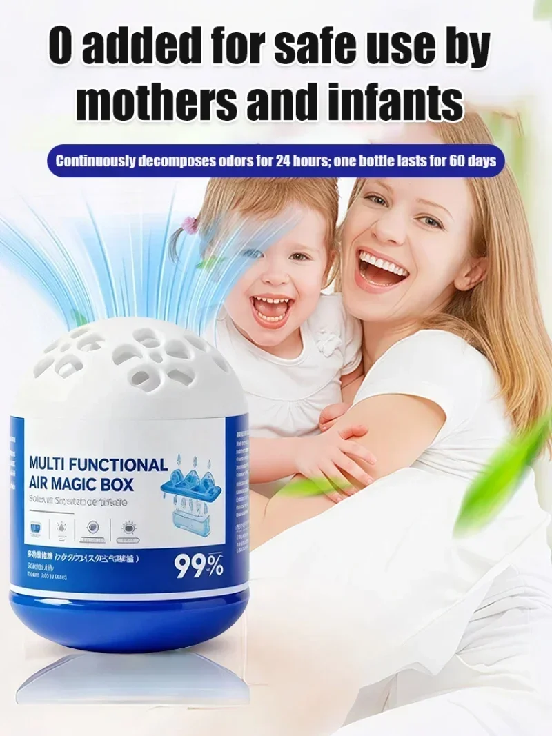 1/2/4PC Natural Air Purifying Dust Collector Box Plant Formula for Home Bedroom Living Room Baby Room Kitchen Pet Space 24H Use view 4