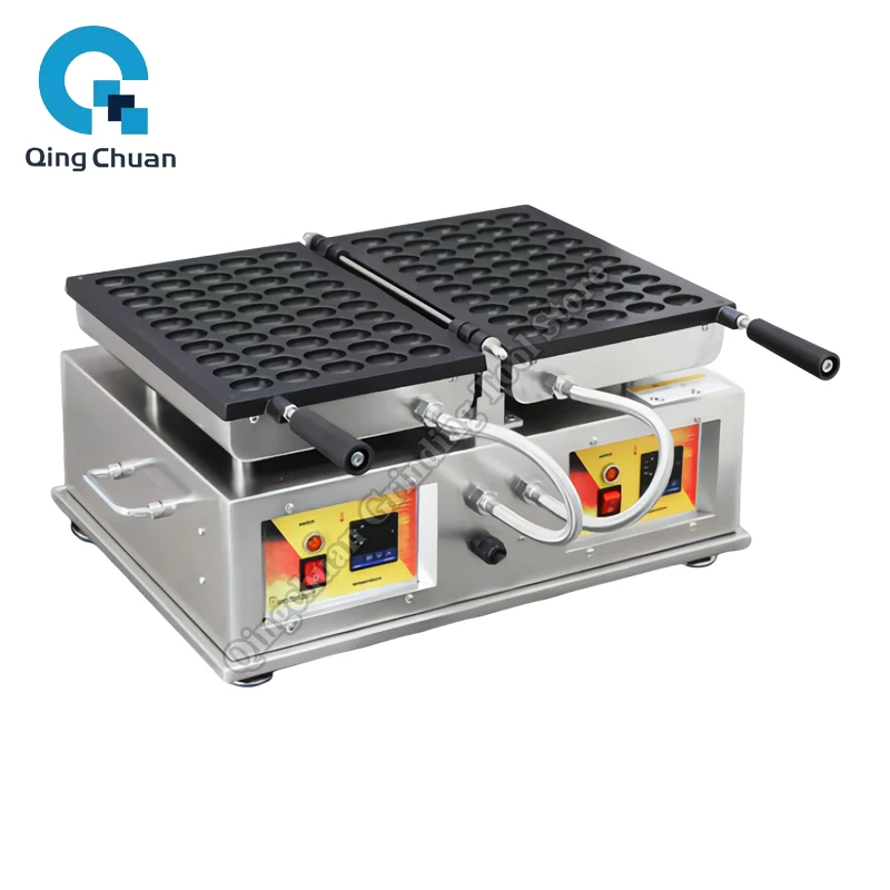 

Egg Cake Machine Commercial Egg Waffle Machine Round Kitchen Waffle Non Stick Coating Cake Machine 50 Hole Egg Cake Maker
