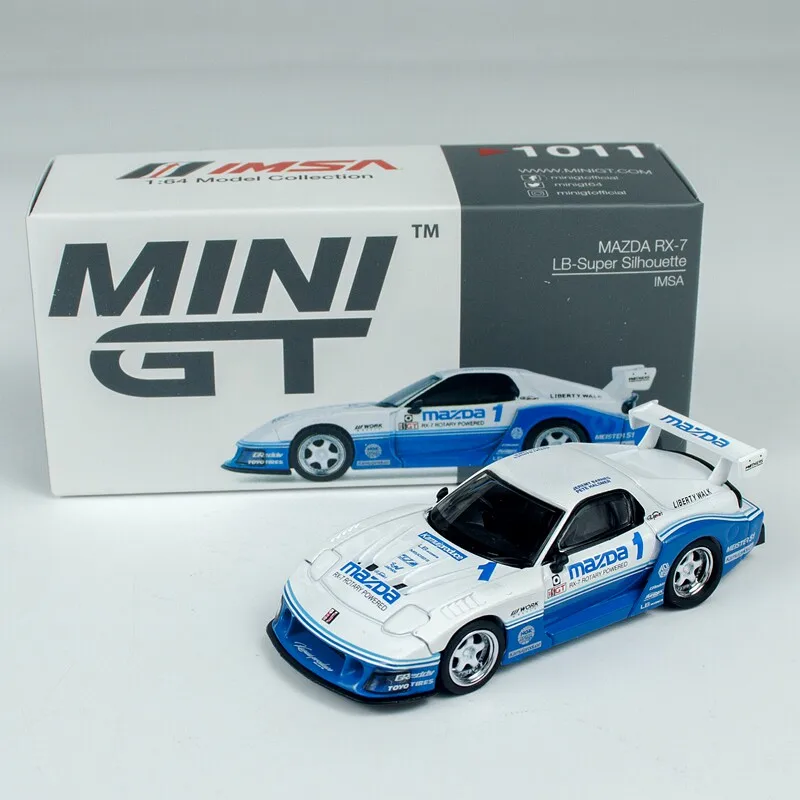 

In stock 1: 64 new RX7 Liberty Walk IMSA #1011 alloy static car model, limited edition, gift. fine decorative item