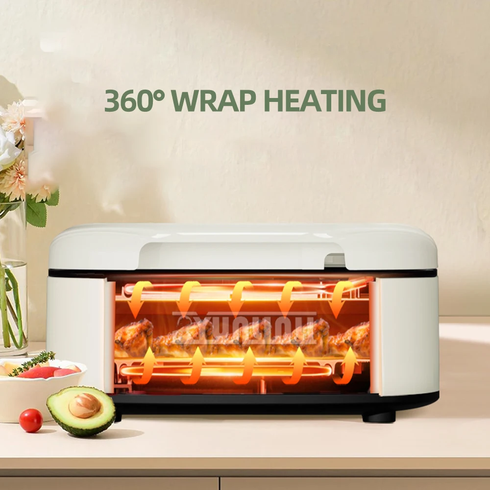 ماكينة خبز فطيرة التدفئة على الوجهين، مقلاة خبز كهربائية منزلية متعددة الوظائف، طباخ صغير، صانع فطيرة كهربائية