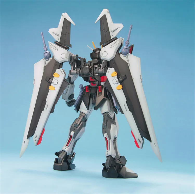 Bandai-Kit de garage Gundam 1/100, modèle authentique, série MG Strike Noir Anime, figurine d'action, jouets d'assemblage pour garçons, jouet à collectionner