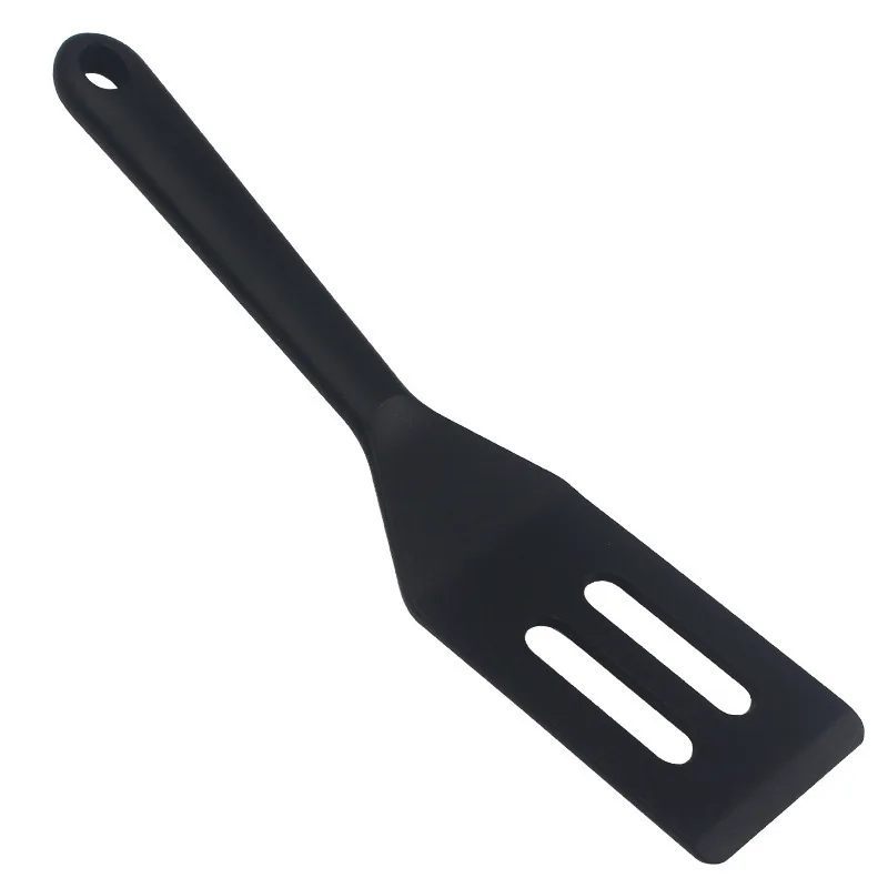 1pc Silicone Brownie Cookie Spatula Small Flat Pan Spatula Slotted Spatula Steak Egg Spatula Baking Cake Small Spatula