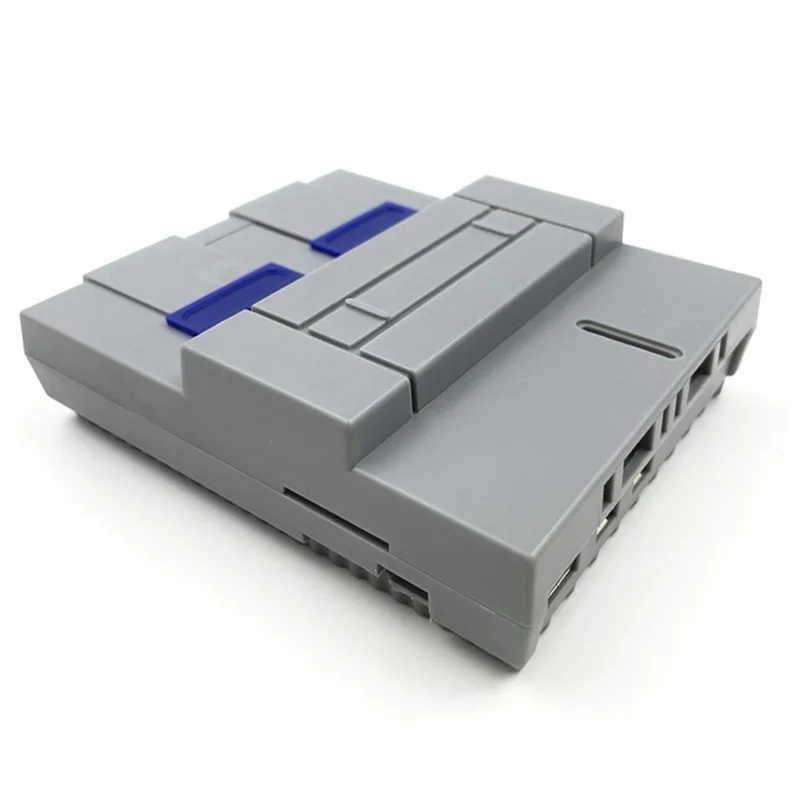 Kotak Konsol Game Casing Retro Heat Sink untuk Raspberry Pi Generasi ke-5 Kompatibel dengan Radiator Aktif