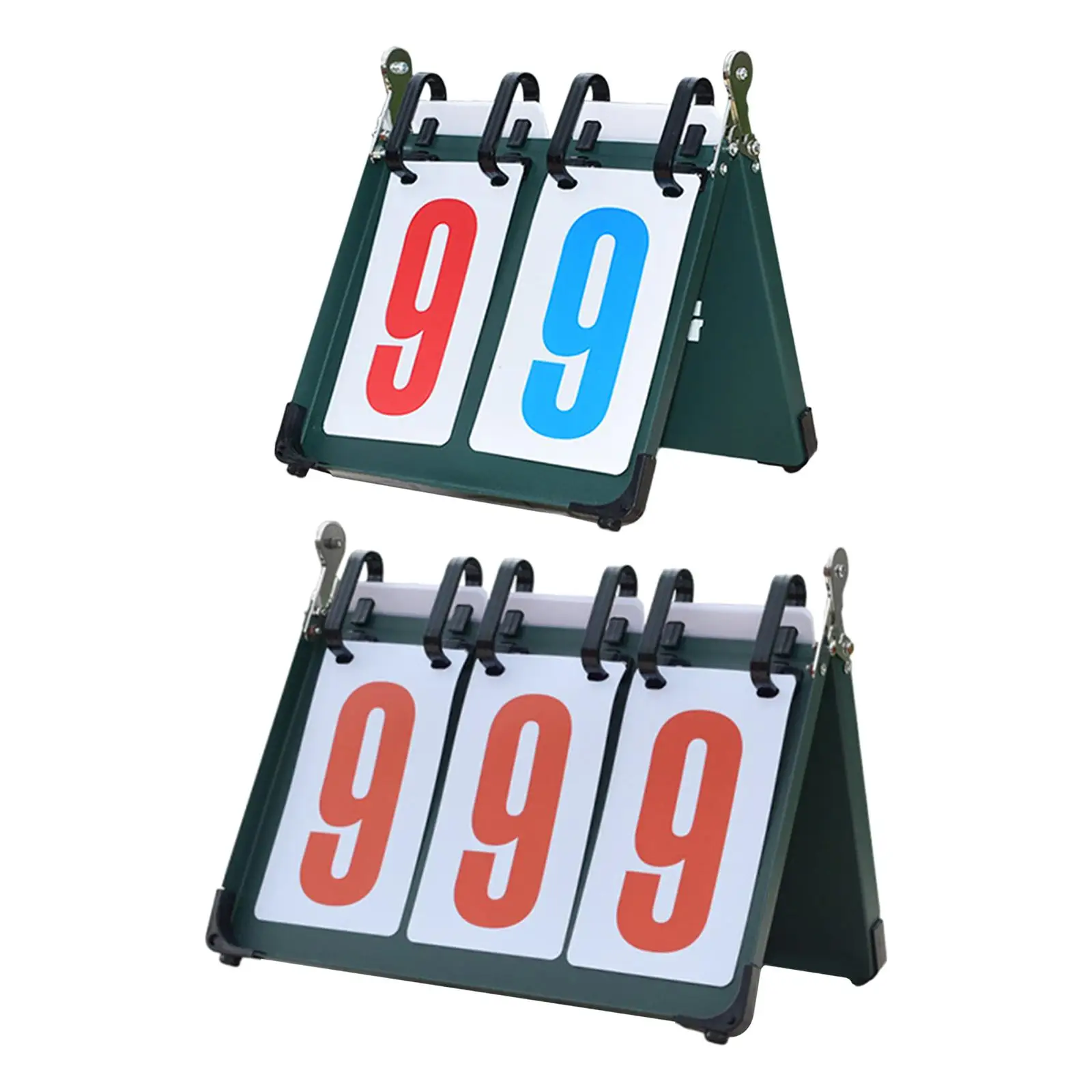 Tabletop Score Flippers Sports Scoreboard Flip Scoreboard Score Counter for Games Competition Basketball Coaches Tennis Ball