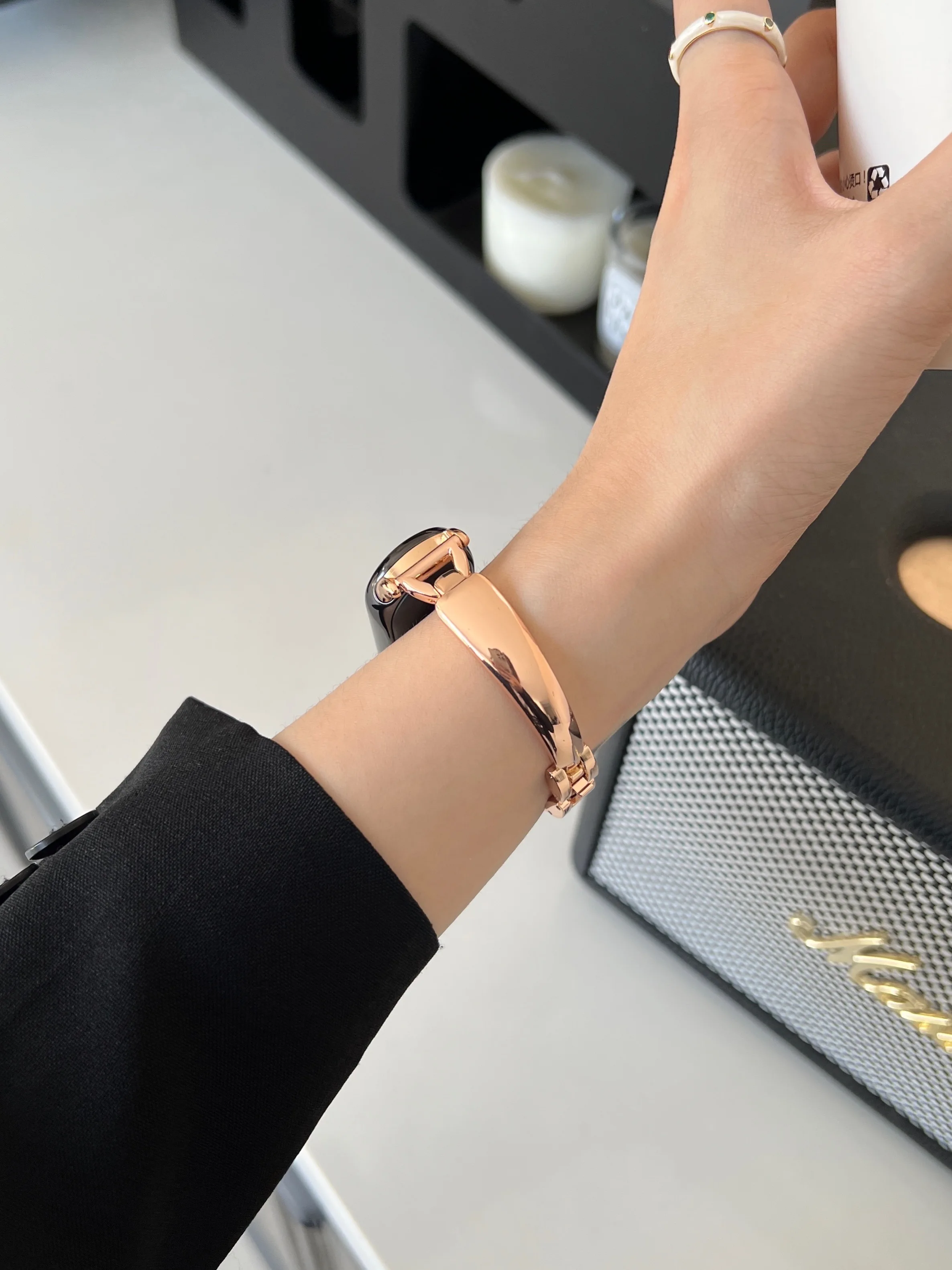 Correa de acero inoxidable para Xiaomi Mi Band 9 8/NFC pulsera inteligente reemplazo de Metal para Miband 10 9 Smartwatch Correa Accesorios