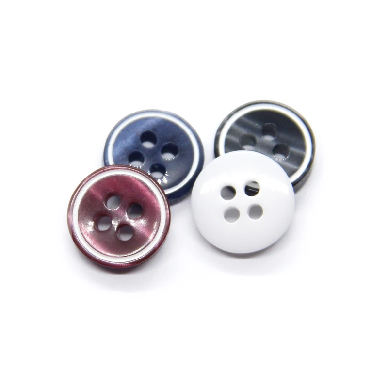 9/10/11mm Flat Color Shirt Decorative Buttons For Clothing Cuff Women Kids Quality Handmade Sewing DIY Accessories Wholesale