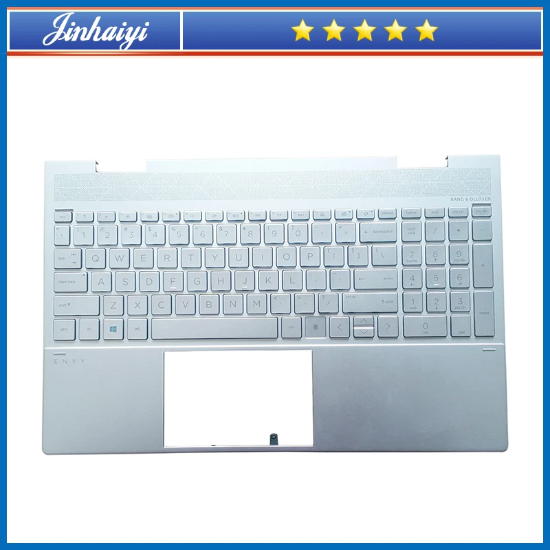 

Upper cover for HP ENVY X360 15-ED TPN-C149 laptop palm rest shell keyboard L93226-001 L93227-001