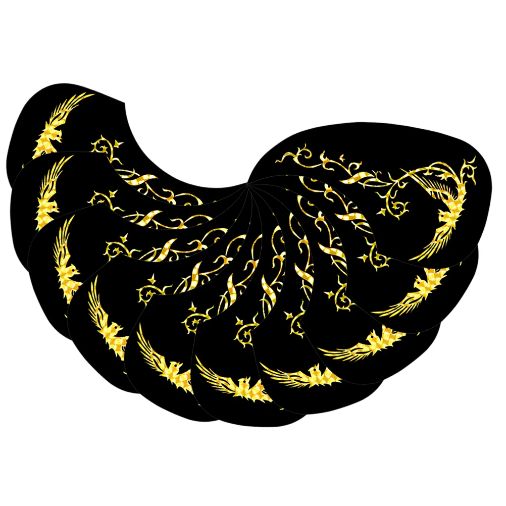 

10 Pcs Guitar Pickguard Guards Acoustic Folk Pickup Blank Scratch Plate Pvc Rg Part
