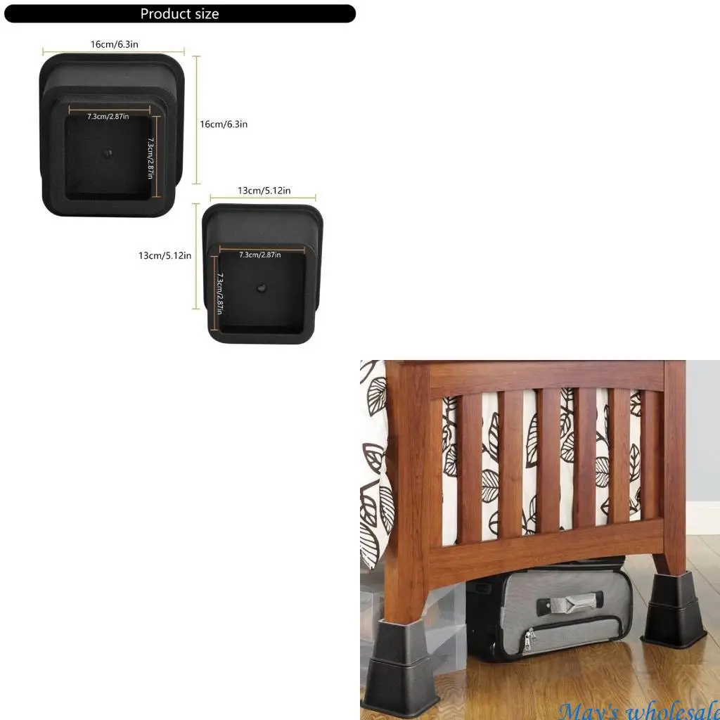 

Thickened Plastic Covers Not Slip Noise Reducing Floor Protectors Furniture Slider Pad for Household Use 448A