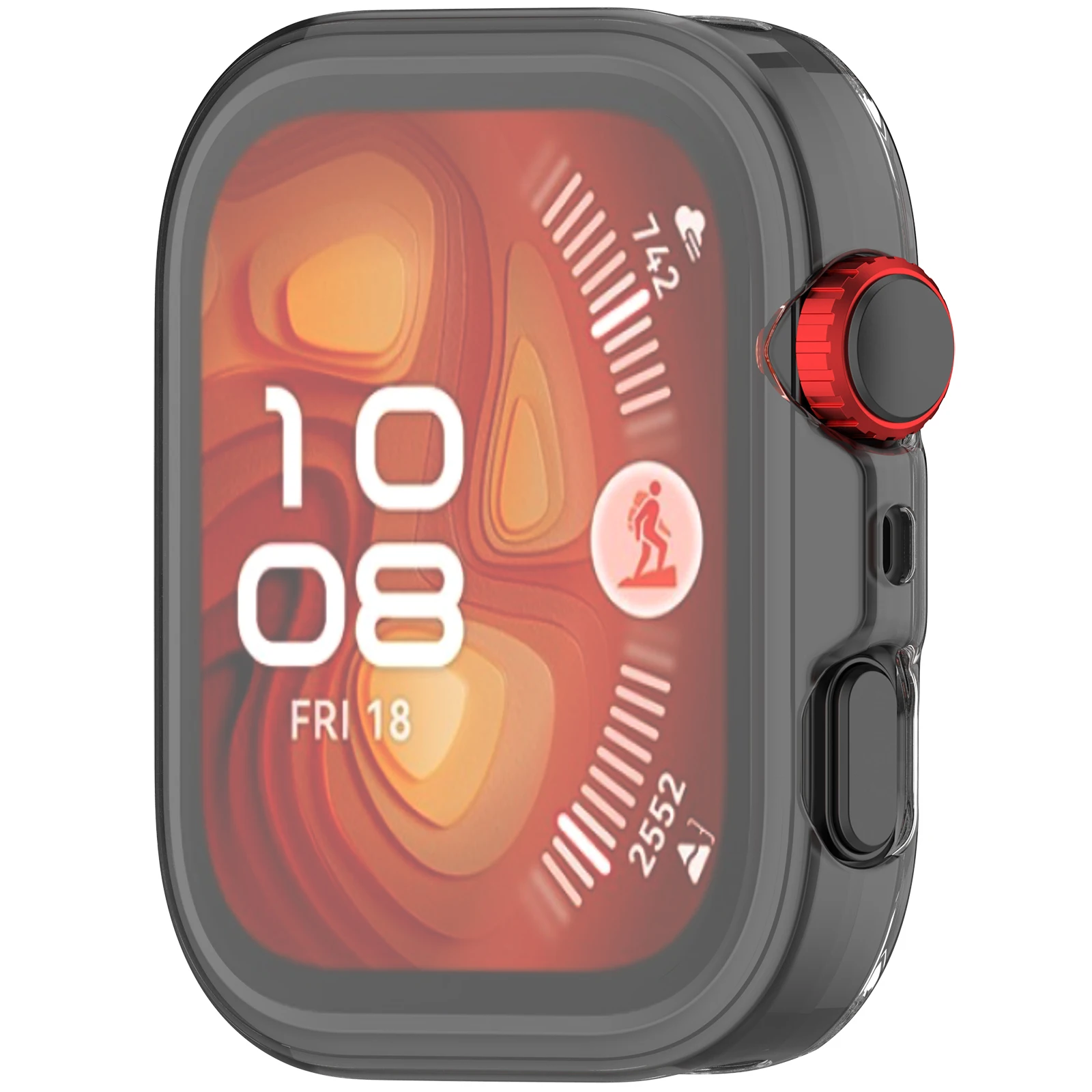For Huawei Watch Fit 4 TPU Watch Case Full Coverage Transparent Protective Cover