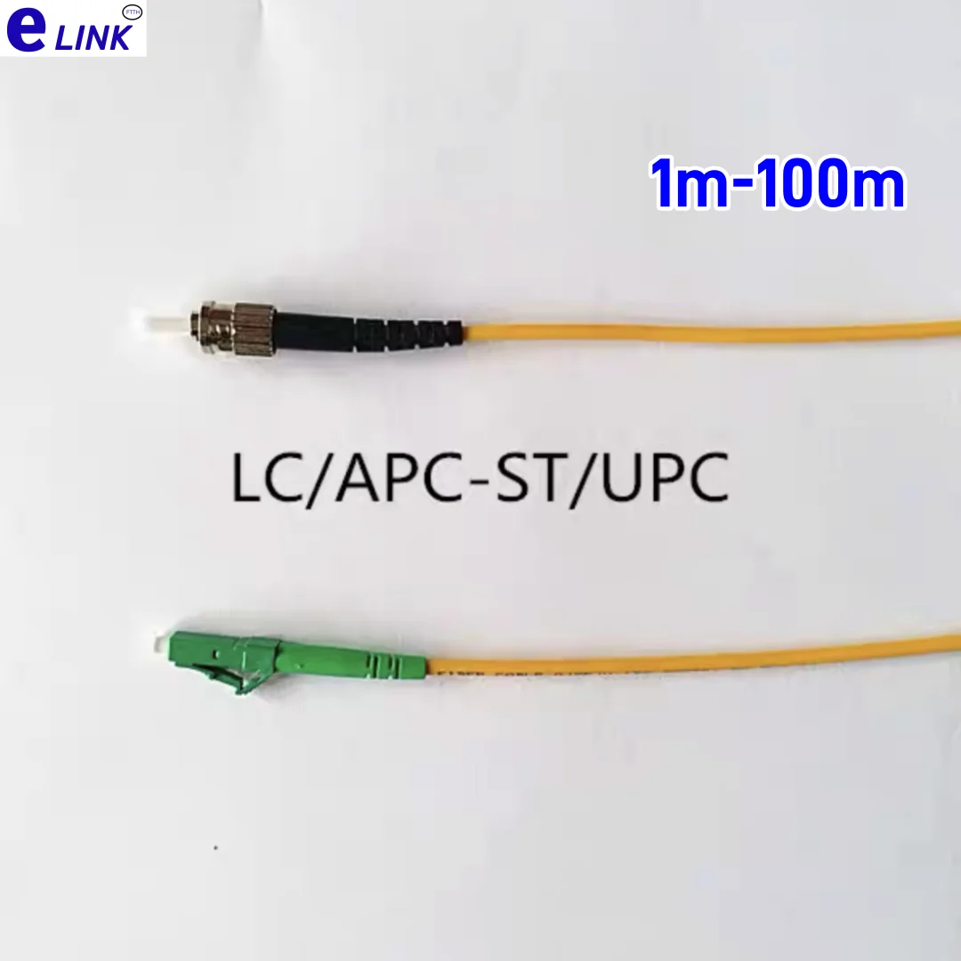 optical fiber jumper LCAPC-ST 1-100m patchcord Simplex square to round extension cable FTTH P-fiber optic