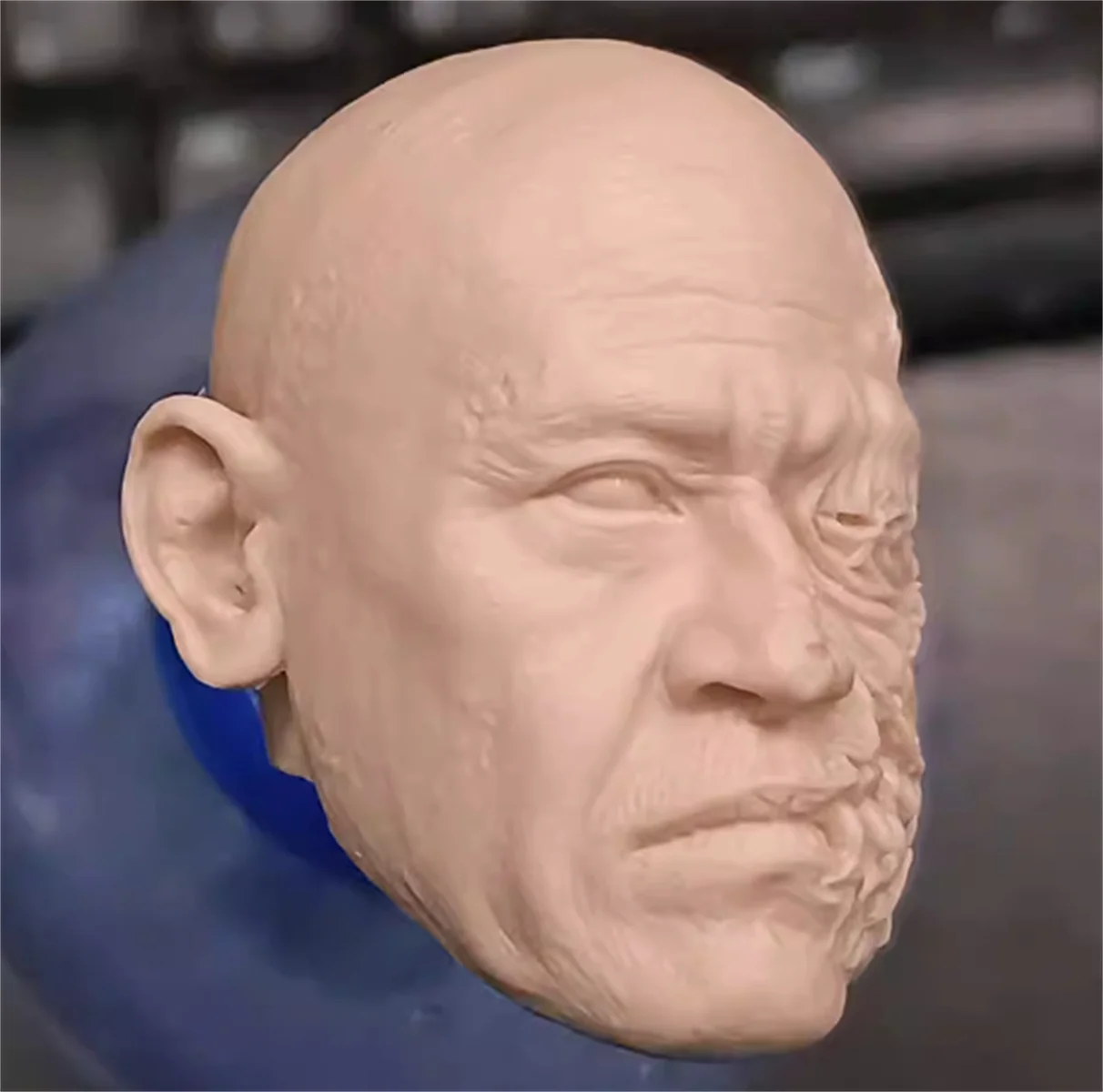 1/6 ريتشارد إنج زومبي رئيس النحت الممثل تخصيص اللعب غير مصبوغ 1/6 اللعب نموذج صالح 12 "عمل الشكل جمع #2