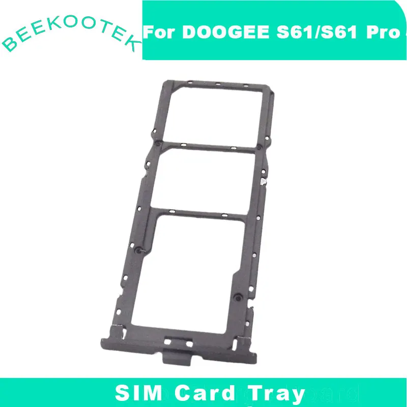 New Original DOOGEE S61 Pro SIM Card Tray Cell Phone SIM Card Tray Holder Slot Adapter Accessories For DOOGEE S61 Smartphone