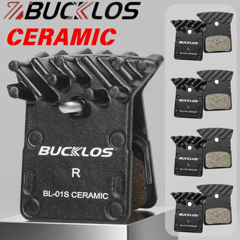 BUCKLOS Bike Hydraulic Brake Pads For L05A K04S K05S Ceramic Bicycle Disc Brakes Pads Heat Dissipation Road Mountain Bike Pad