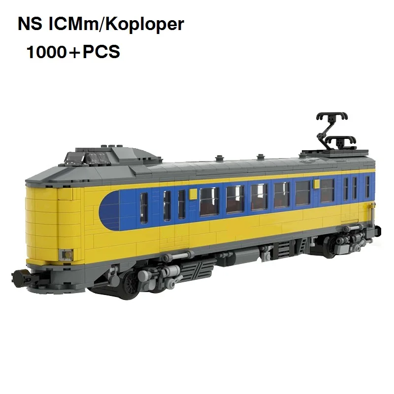 

NS ICMm/Koploper Train metro City Express DIY Bricks MOC Building Blocks Toys for Kids Birthday and Christmas Gifts 1000+ Pieces