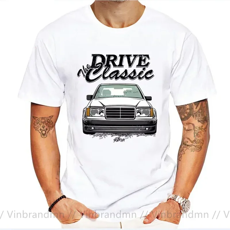 

Drive The Classic Cool Automotive Car Turbo W124 men T shirt Anime T-shirts tee shirt homme TShirt Graphic tees Men Streetwear