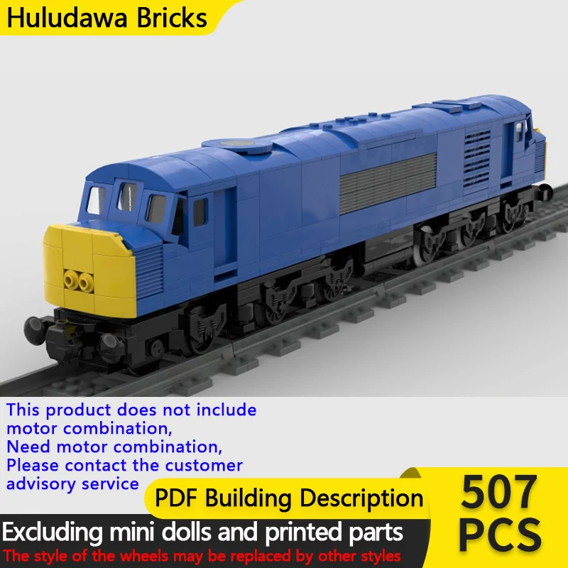 

City Car Model MOC Building Bricks Class 45 Diesel Locomotive Modular Technology Children Holiday Gifts Assemble Toys Suit