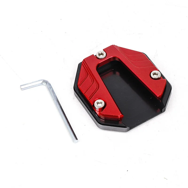 Electric Vehicle Side Brace Enlarged Base Foot Brace Widened Anti Slip Edge Brace Sleeve Scooter Single Support Pad Spare Parts