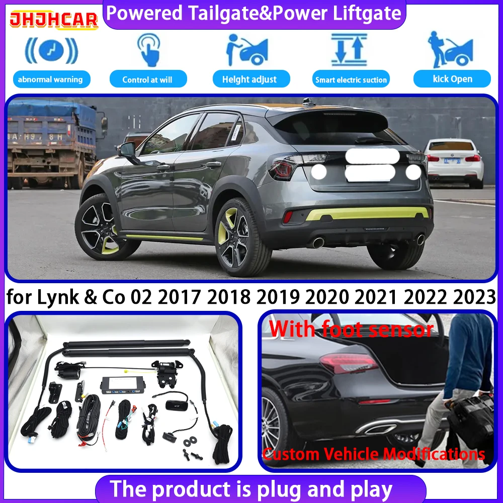 JHJHCAR for Lynk & Co 02 2017 2018 2019 2020 2021 2022 2023 OEM Smart Electric Powered Tailgate Power Liftgate Tailgate System