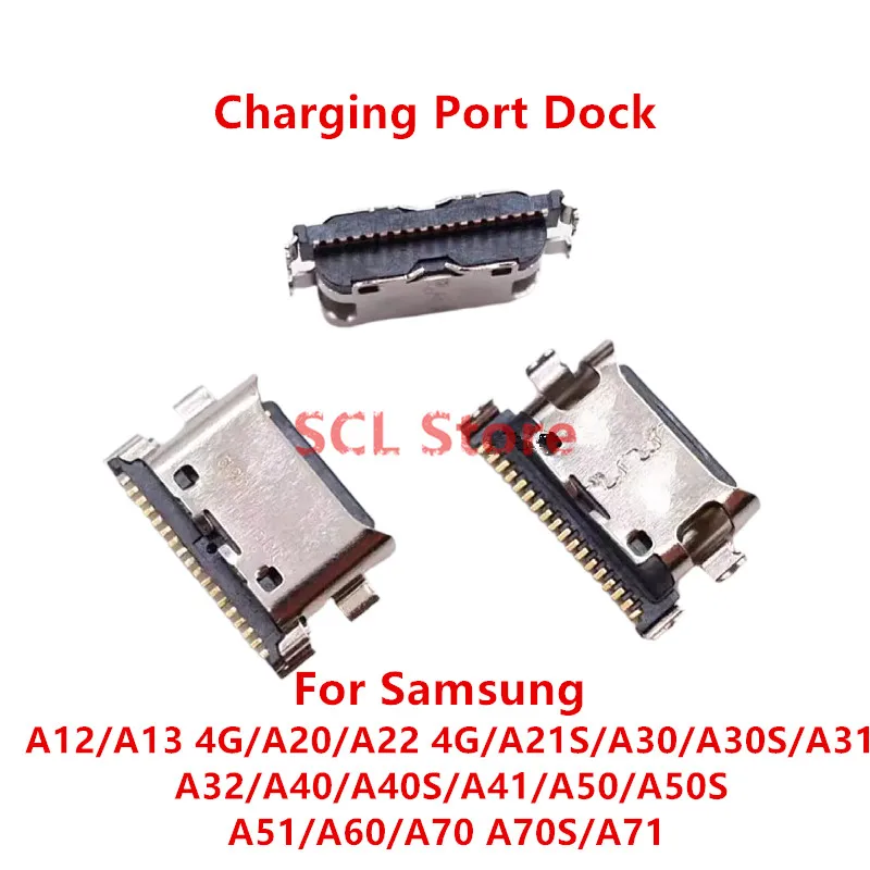 (10-200piece) USB Charging Port Dock Connector For Samsung Galax A12 A20 A22 A21S A3OS A31 A32 A40S A41 A5OS A51 A60 A70S A71